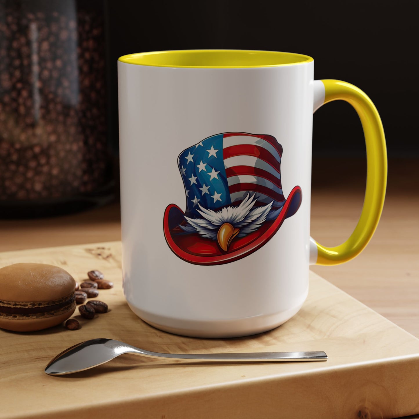 4th of July Mug - Bald Eagle American Hat