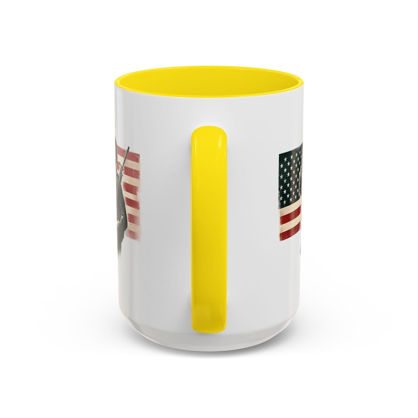 4th of July Mug - Soldier American Flag