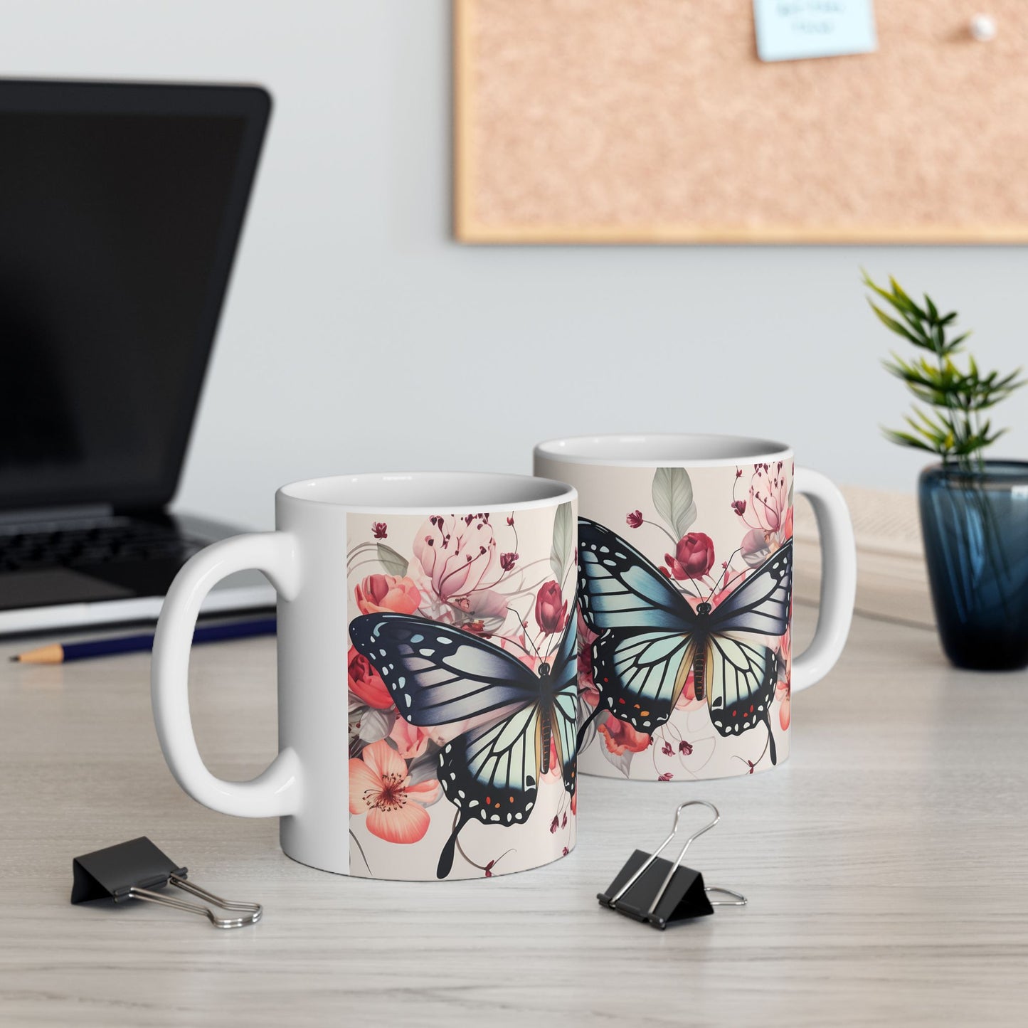 Artistic Mug - Colorful Butterfly 2