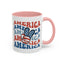 4th of July Mug - America peace Sign