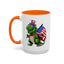 4th of July Mug - T Rex Dinosaur USA Flag