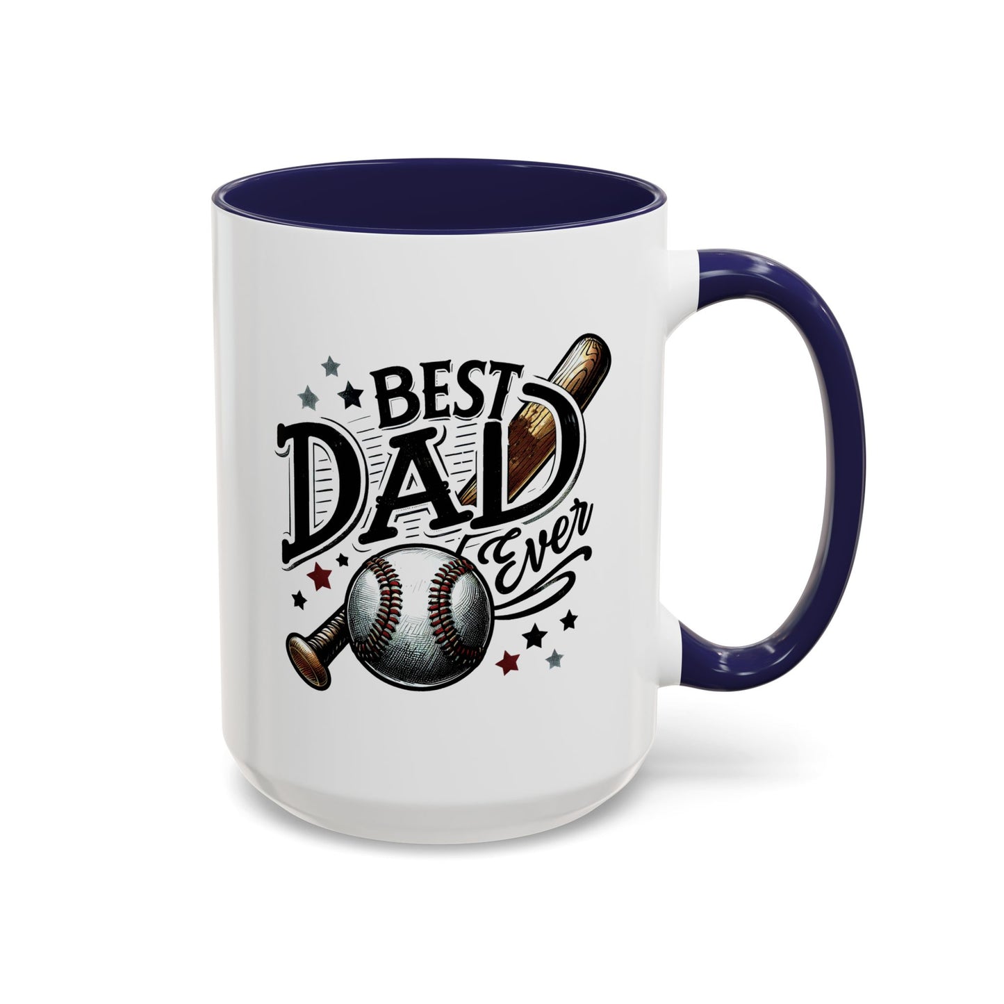 Father's Day Mug - Best Dad Ever Baseball