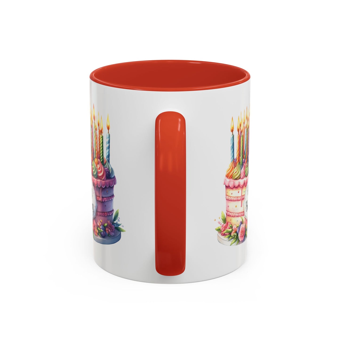 Birthday Mug - Happy Birthday Large Cake With...