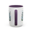 Christmas Mug - Blue Snowman Family