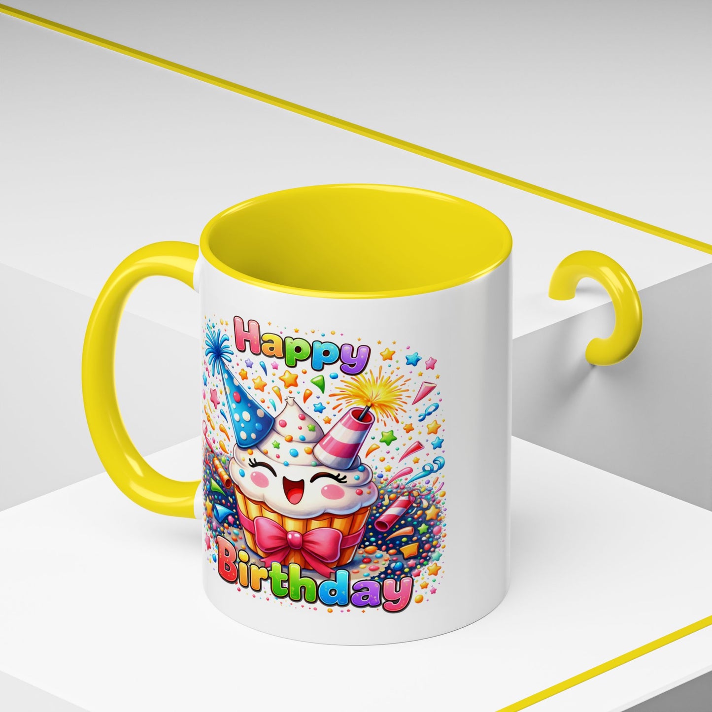 Birthday Mug - Happy Cupcake