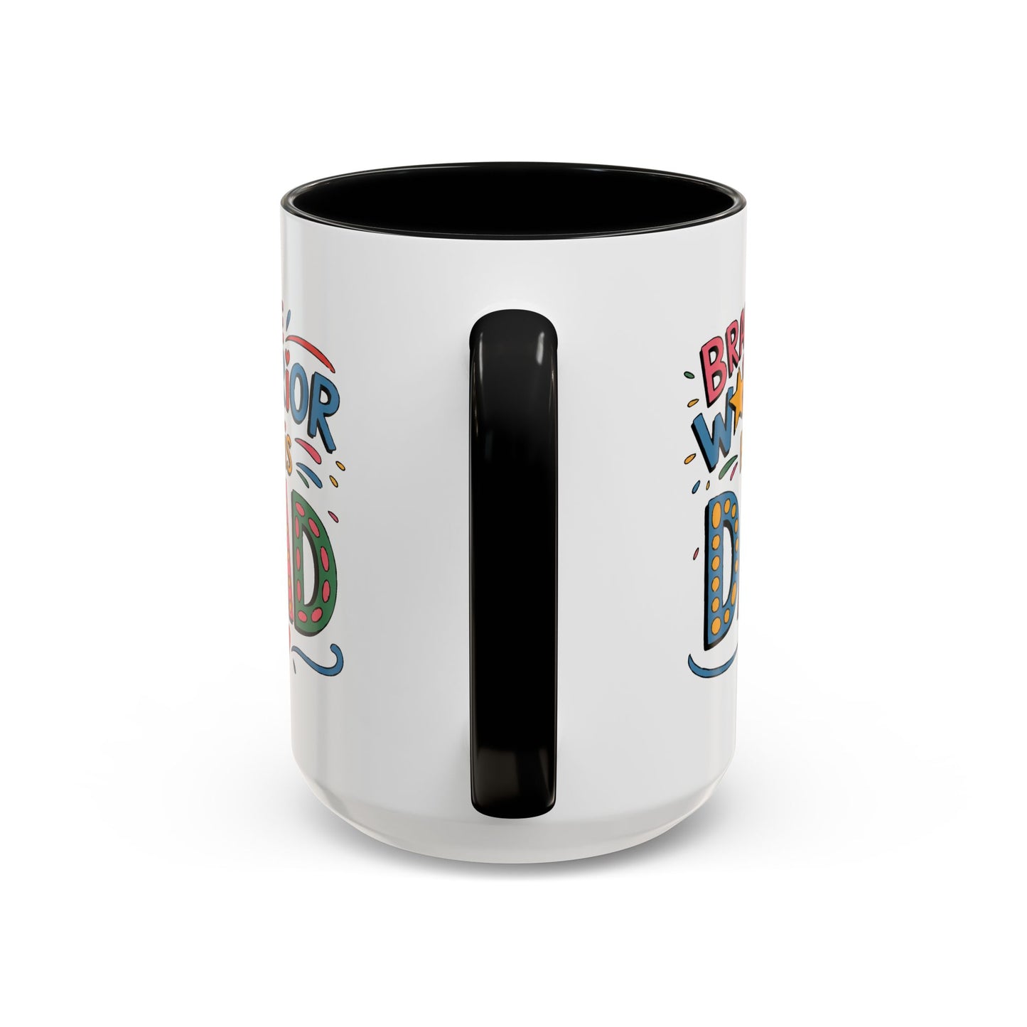 Father's Day Mug - Dad Brave Warrior