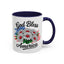 4th of July Mug - God Bless America Daisies