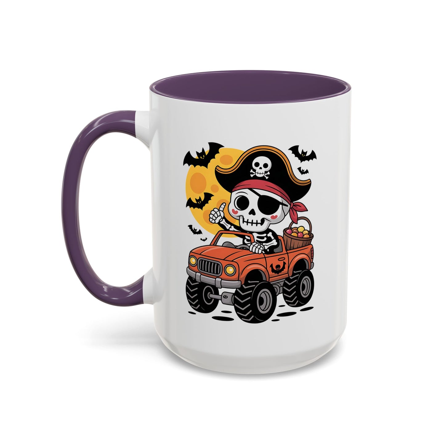 Halloween Mug - Driving Skeleton Pirate