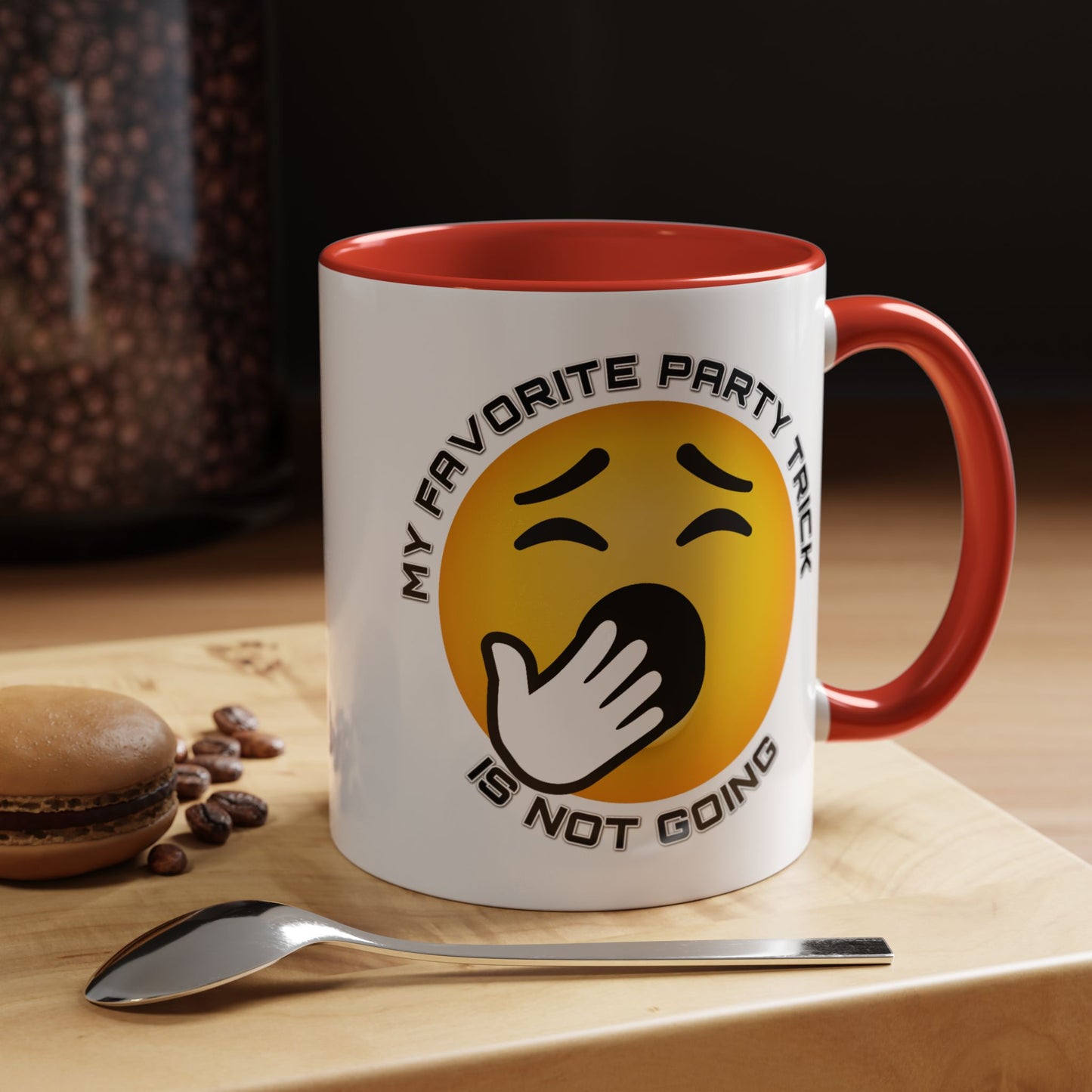 Humor Mug - My Favorite Party Trick is Not Going