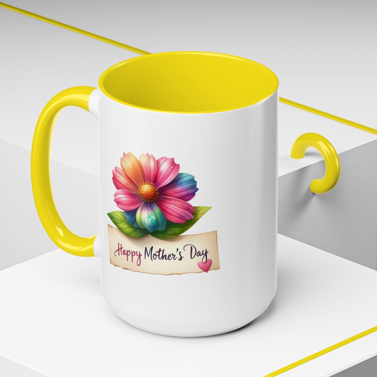 Mother's Day Mug - Happy Mother's Day Flower