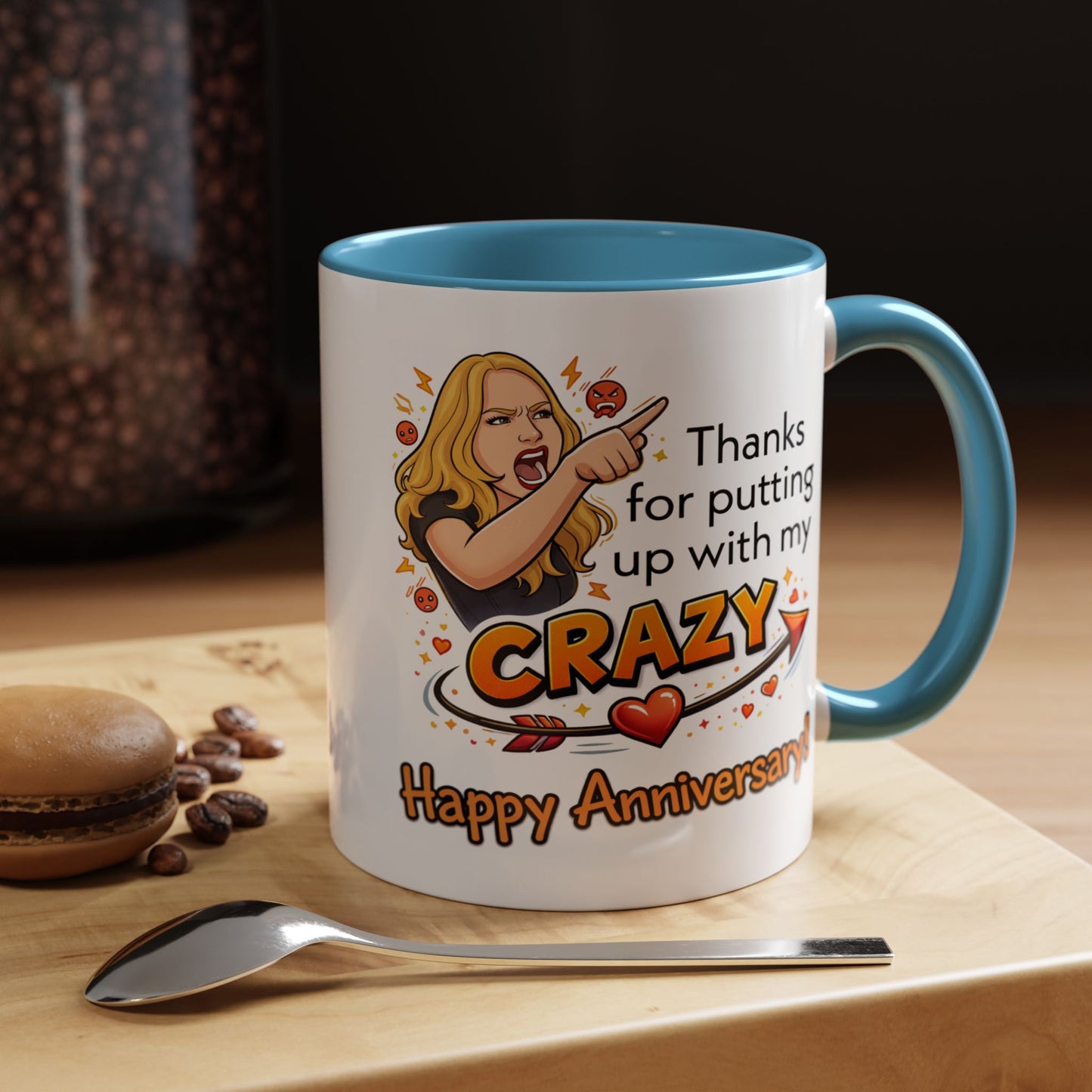 Anniversary Mug - Thanks For Putting Up