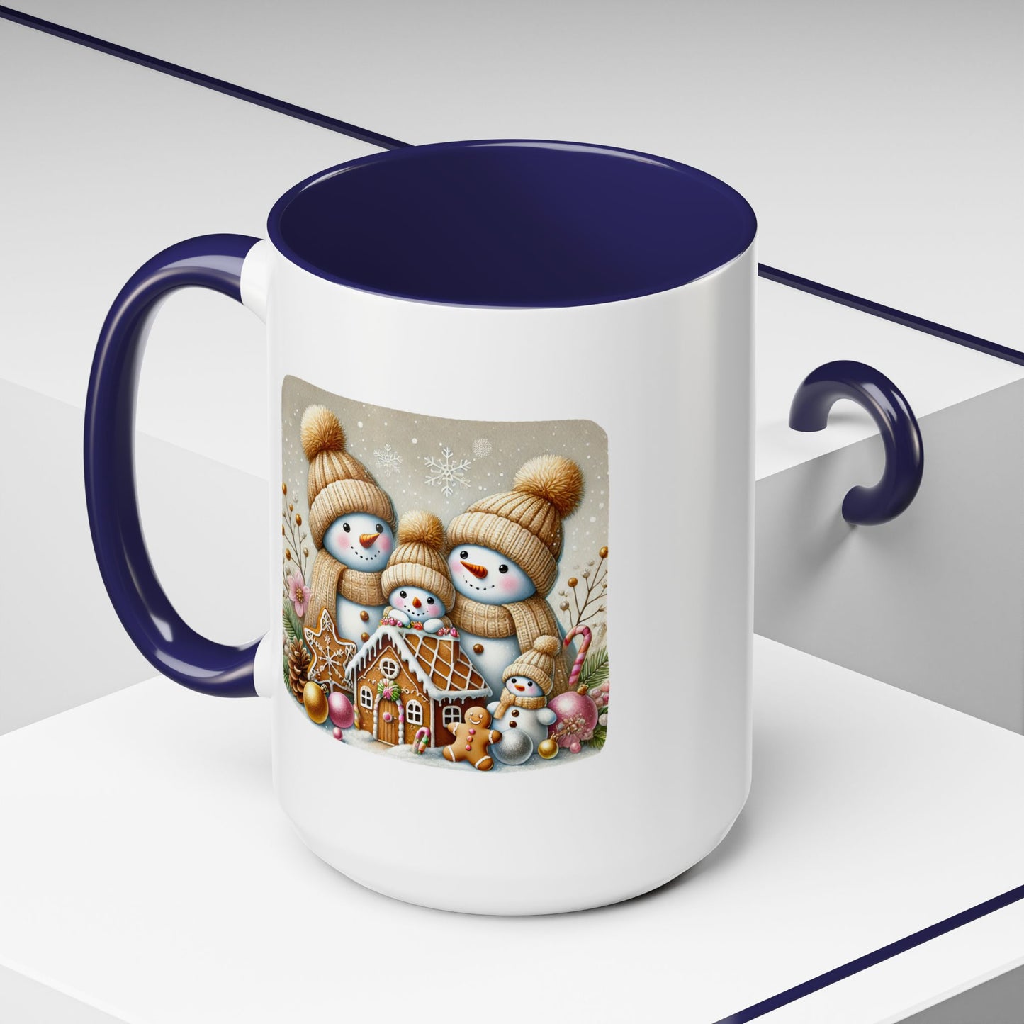 Christmas Mug - Gingerbread Snowman Family 2