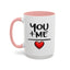 Anniversary Mug - You and Me Red Heart