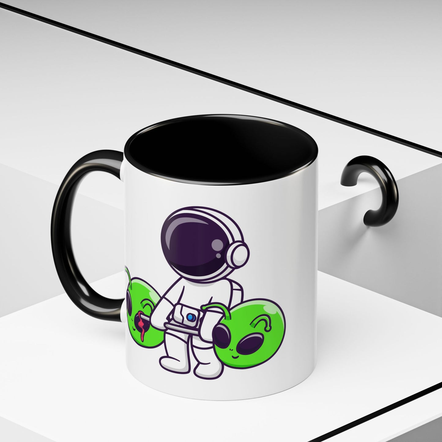 Alien Mug - Astronaut Lifting