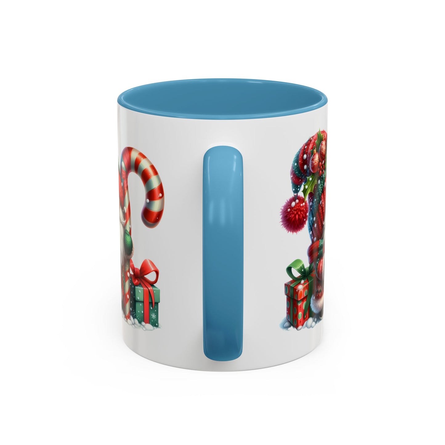 Christmas Mug - Gnome Candy Cane and Presents