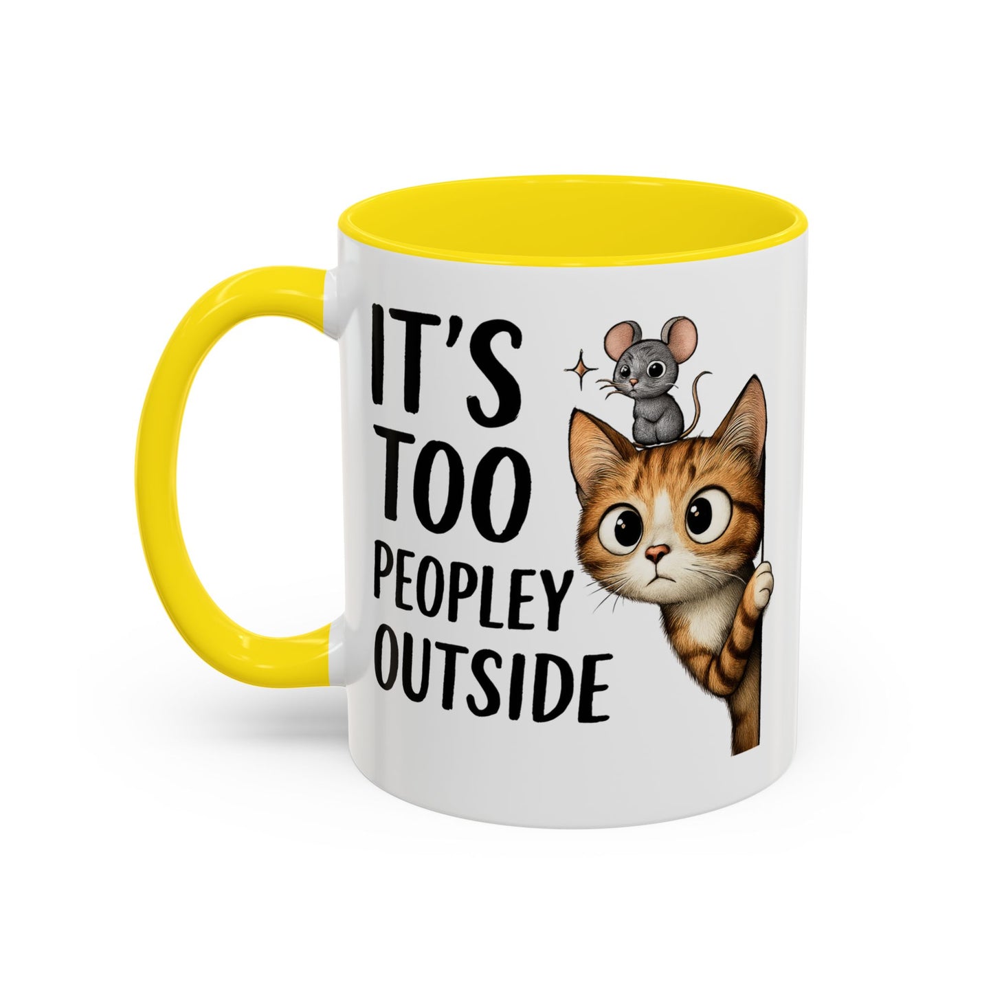 Animal Mug - It's Too Peopley Outside