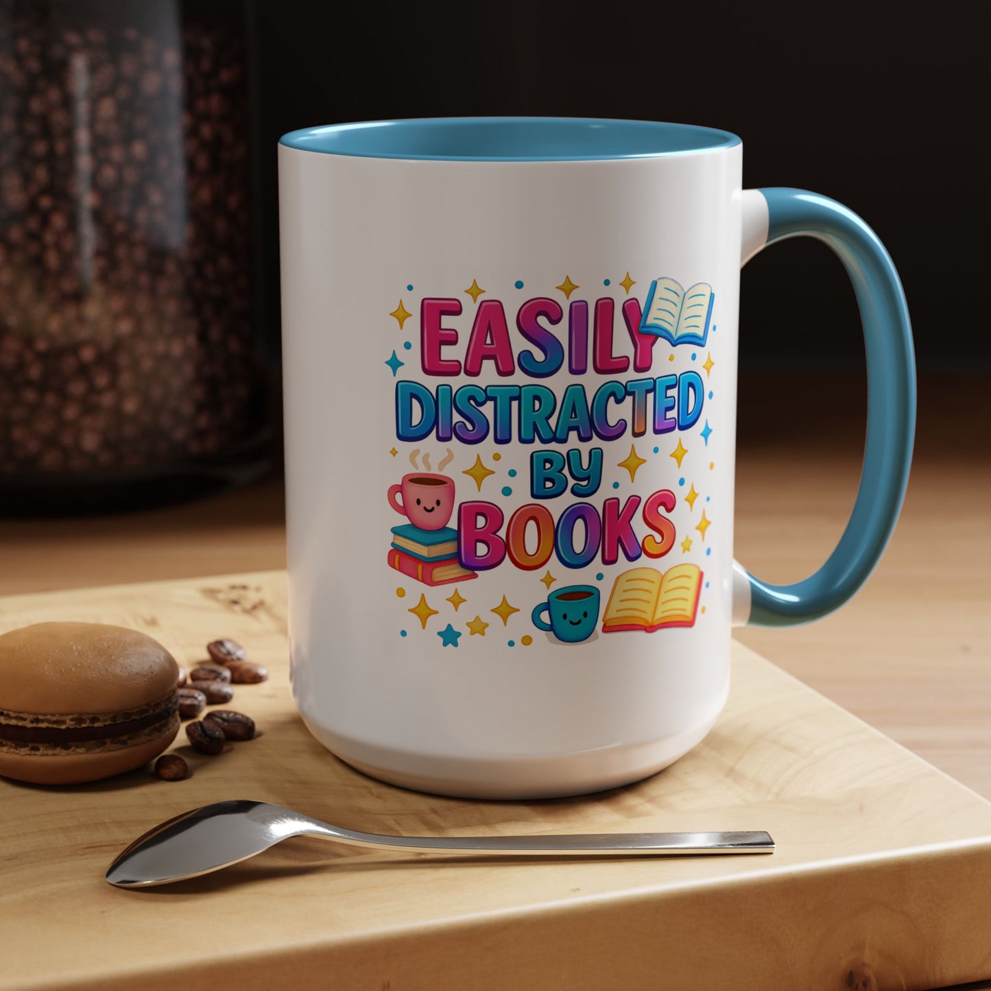 Humor Mug - Easily Distracted By Books