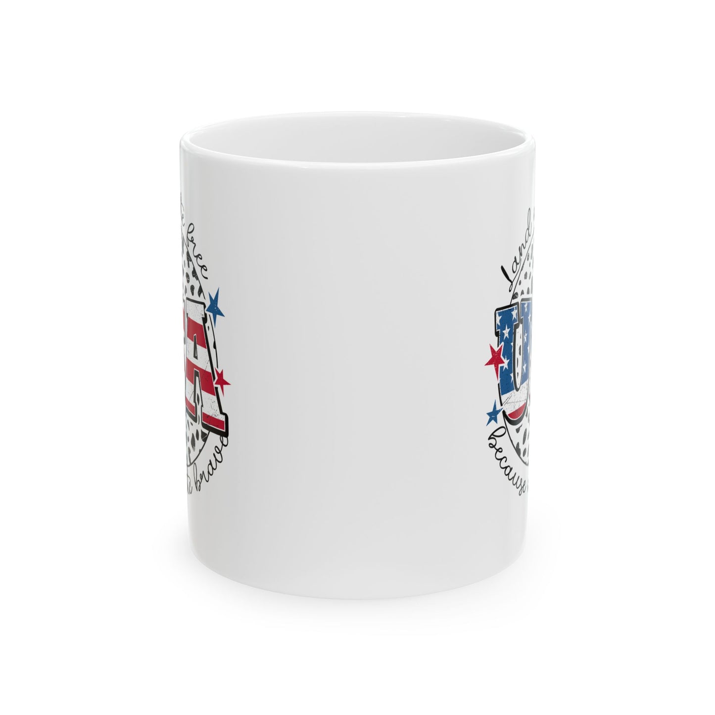 4th of July Mug - USA Land of the Free