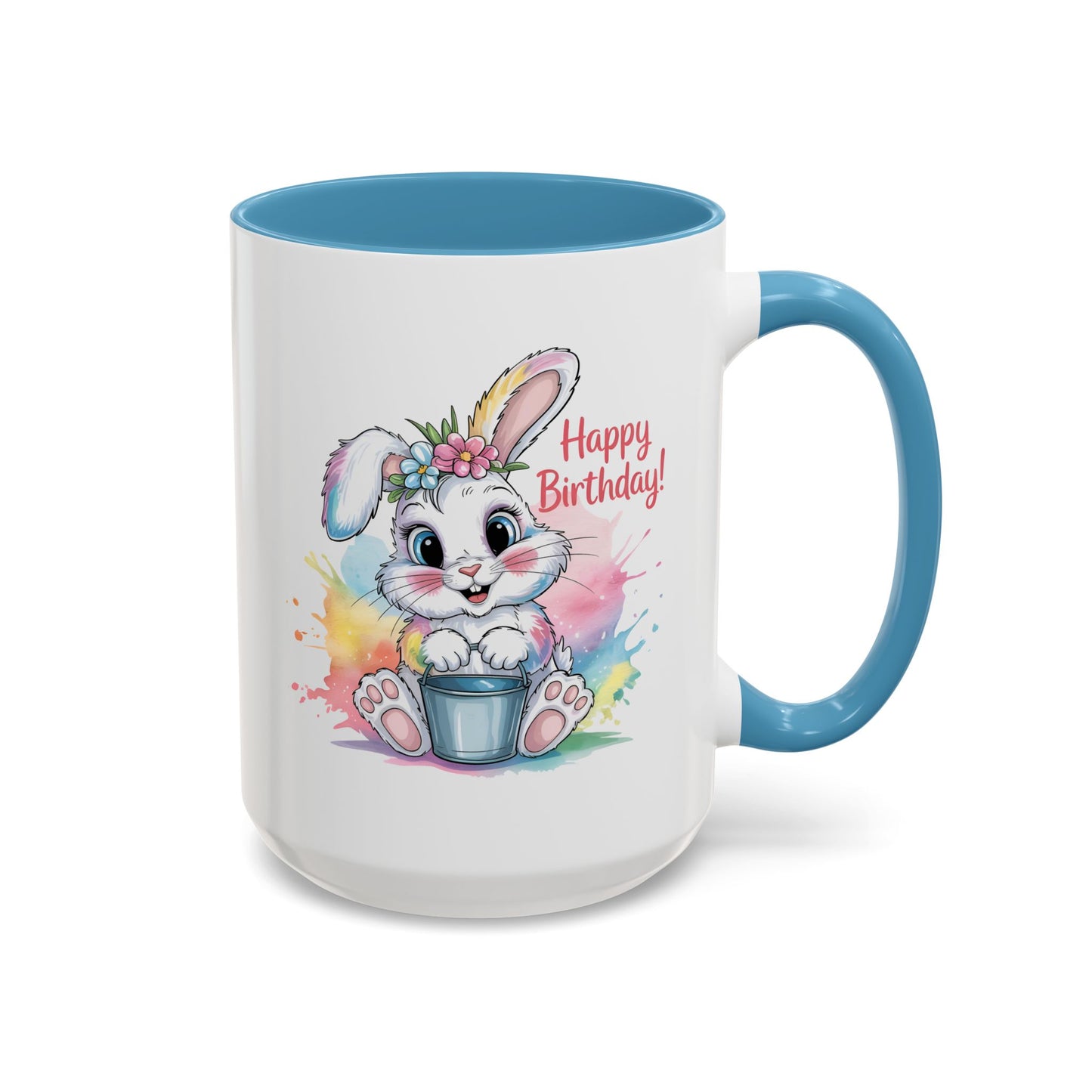 Birthday Mug - Happy Birthday Cute Bunny
