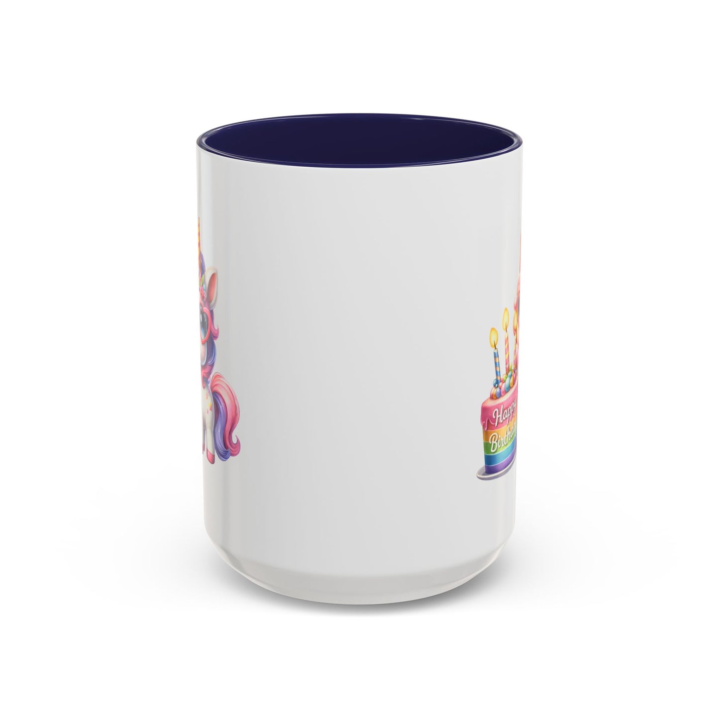 Birthday Mug - Unicorn Candles