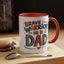 Father's Day Mug - Dad Brave Warrior