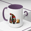 Christmas Mug - Gnome Presents and Fire