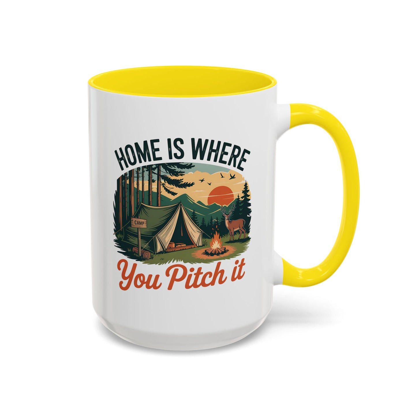 Adventure Mug - Home Is Where You Pitch It