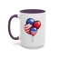 4th of July Mug - American Balloons