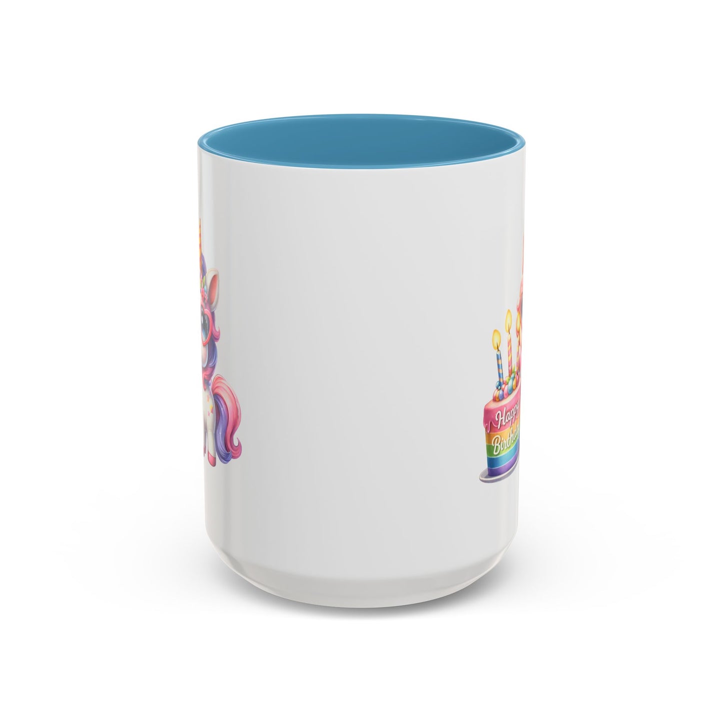 Birthday Mug - Unicorn Candles