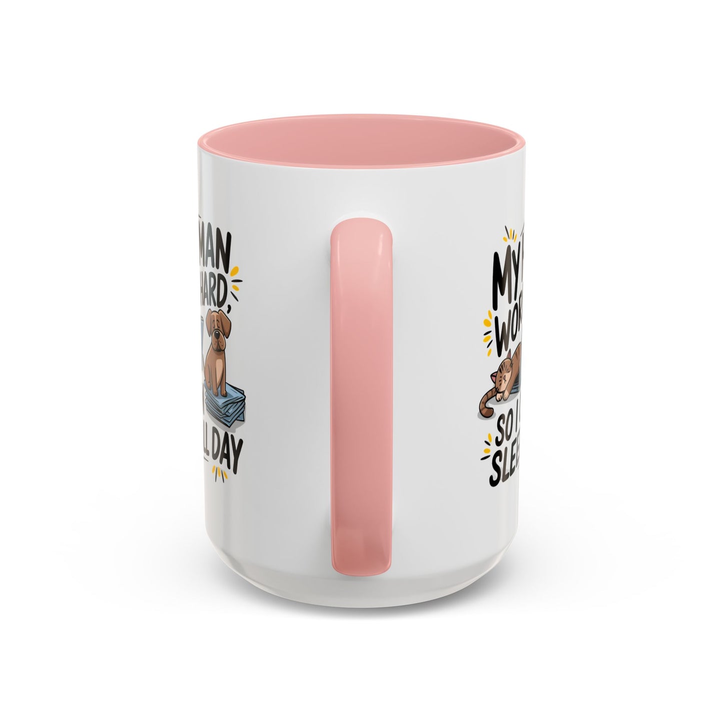 Animal Mug - My Human Works Hard