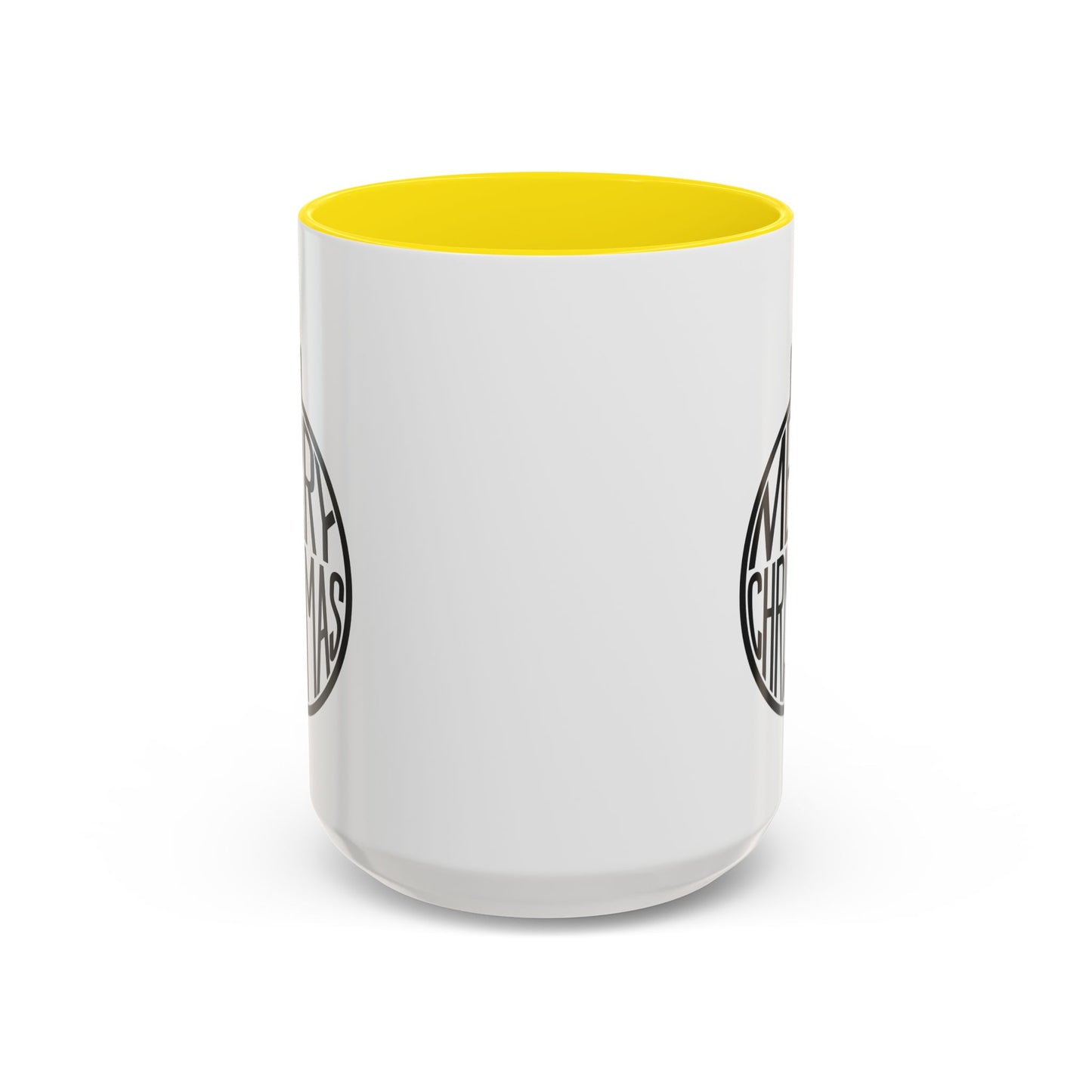 Christmas Mug - Merry Christmas Black Text Ornament