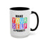 Wellness Mug - Make Yourself a Priority Colored Blocks