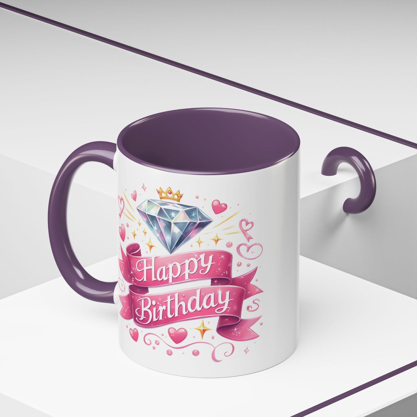 Birthday Mug - Diamond Crown