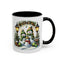 Christmas Mug - Green Snowman Family