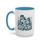Christmas Mug - Blue Snowman Family
