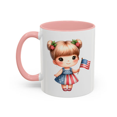 4th of July - American Girl Flag