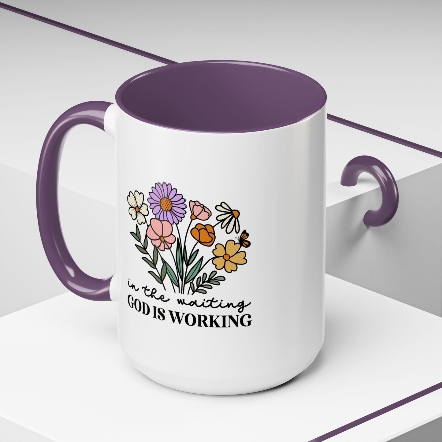 Religious Mug - In The Waiting