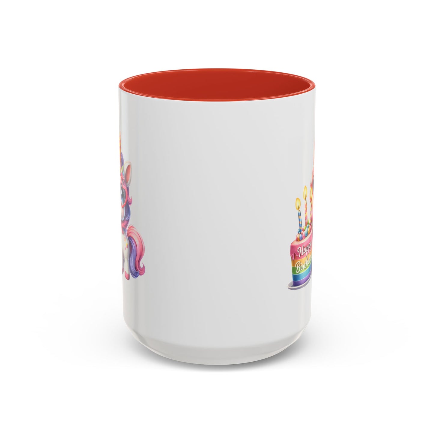 Birthday Mug - Unicorn Candles