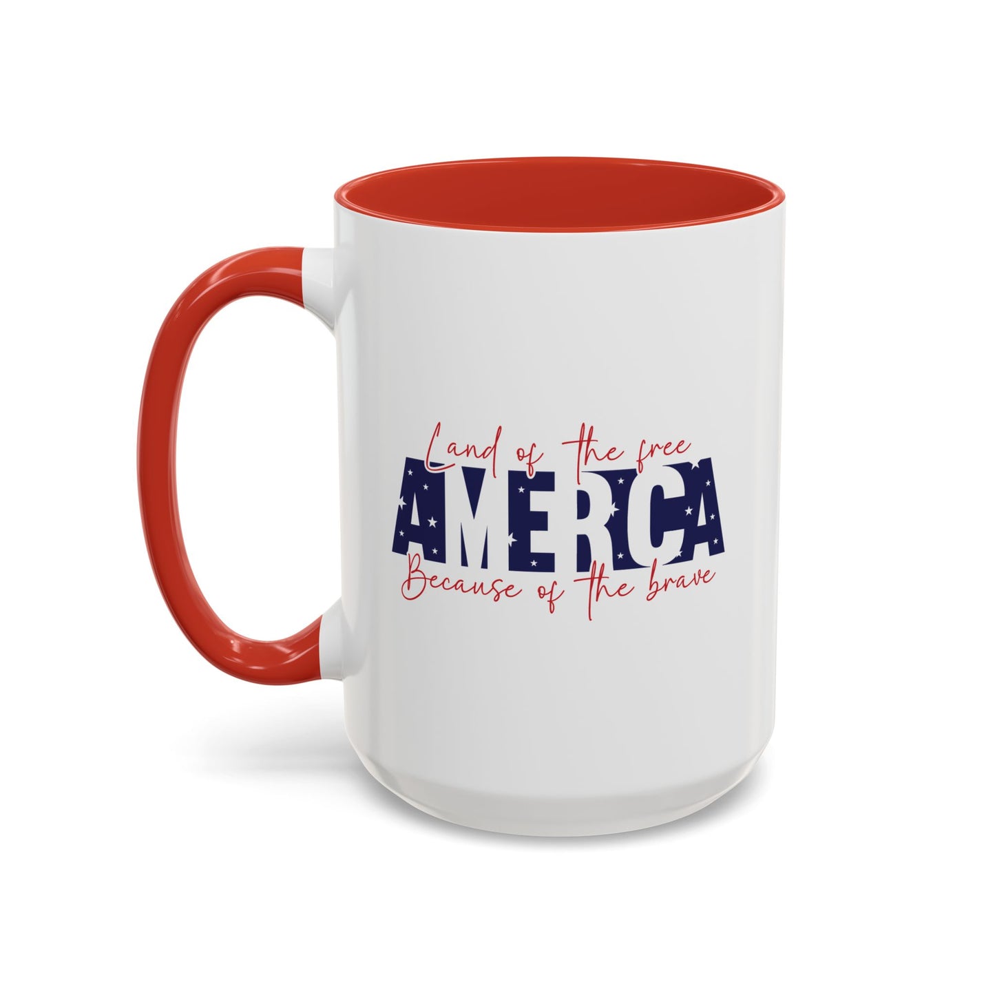 4th of July Mug - American Land of the Free Stars
