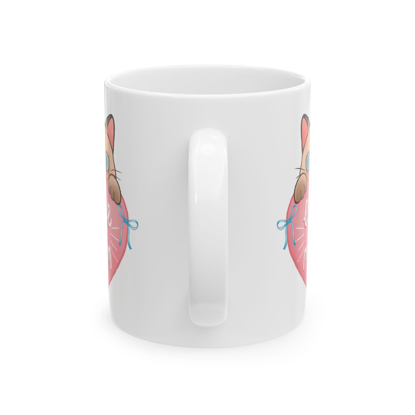 Mother's Day Mug - Love You Mom Cat