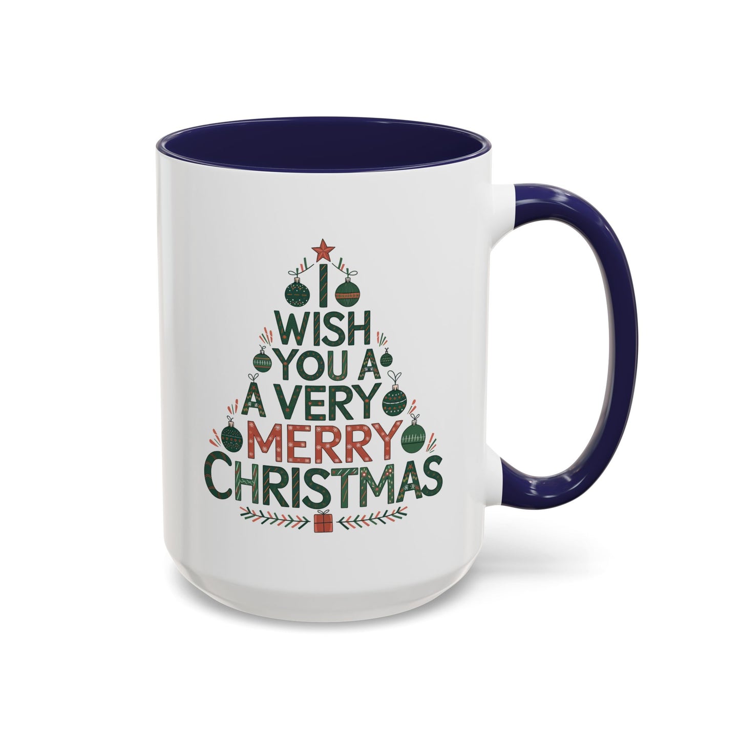 Christmas Mug - I Wish You a Merry Christmas Tree