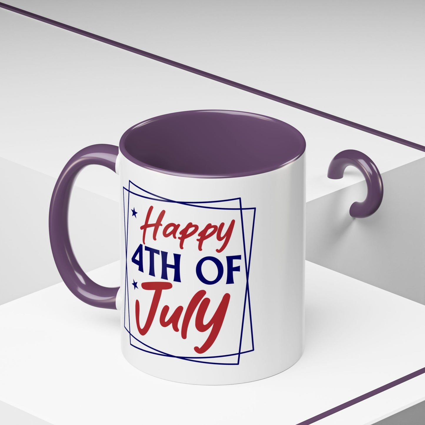 4th of July Mug - Happy Fourth of July Frames