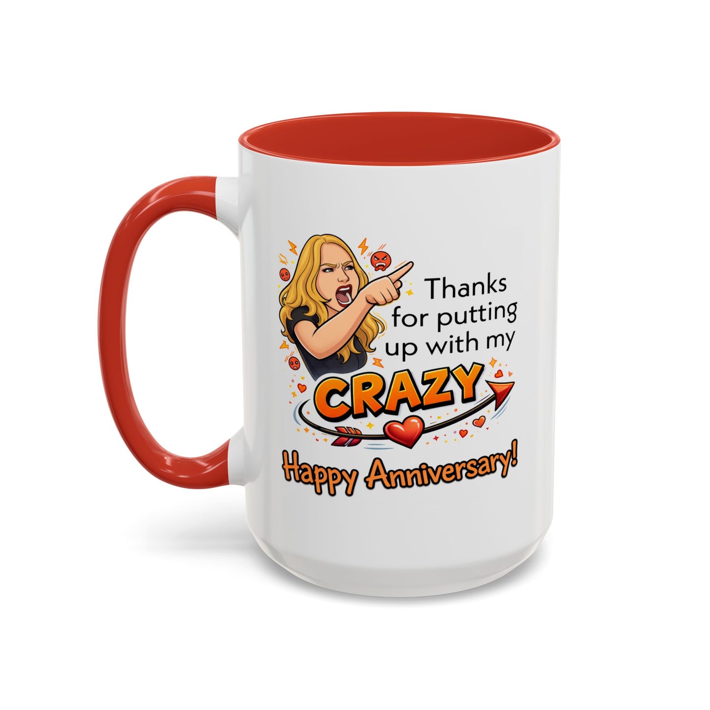 Anniversary Mug - Thanks For Putting Up