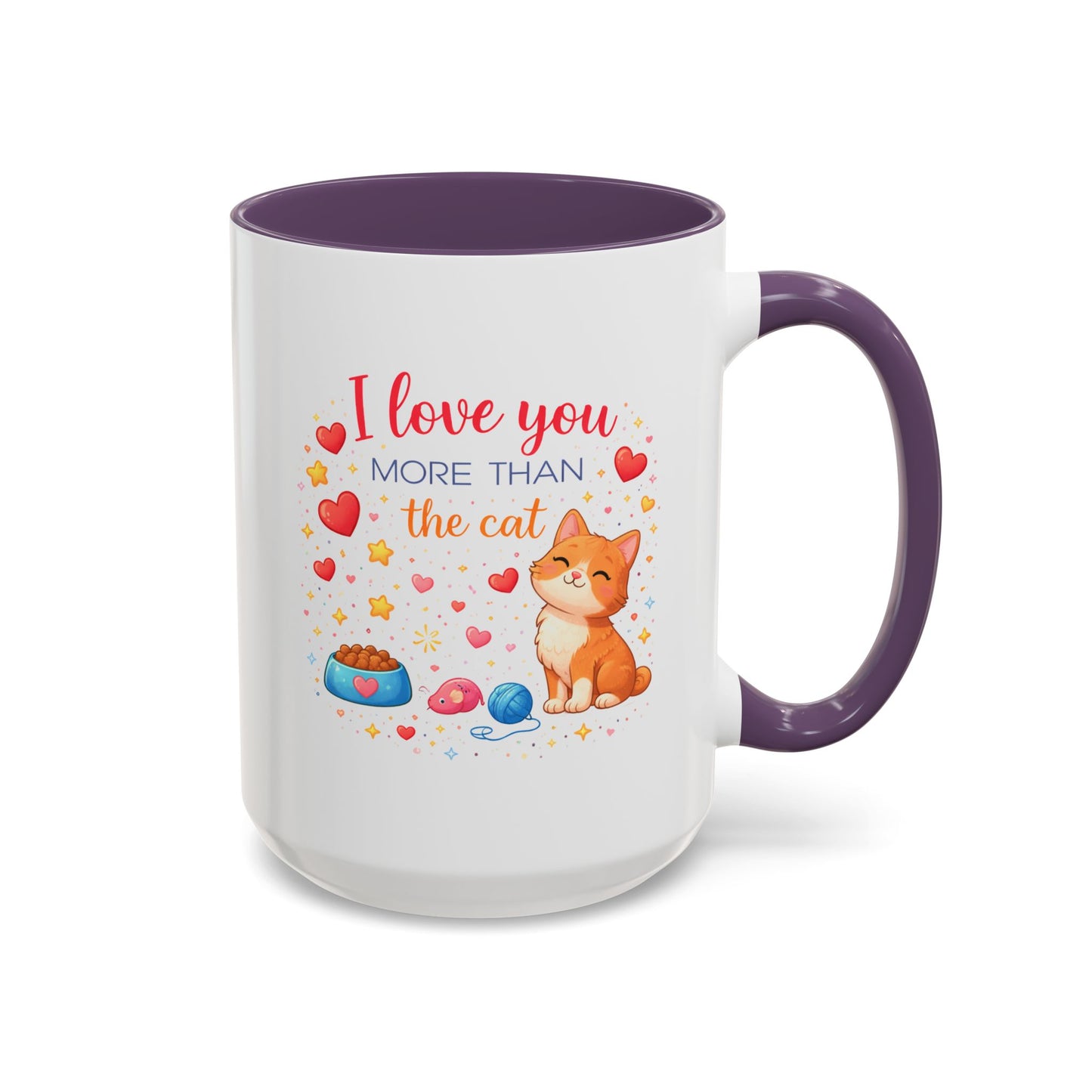 Anniversary Mug - I Love You More Than The Cat