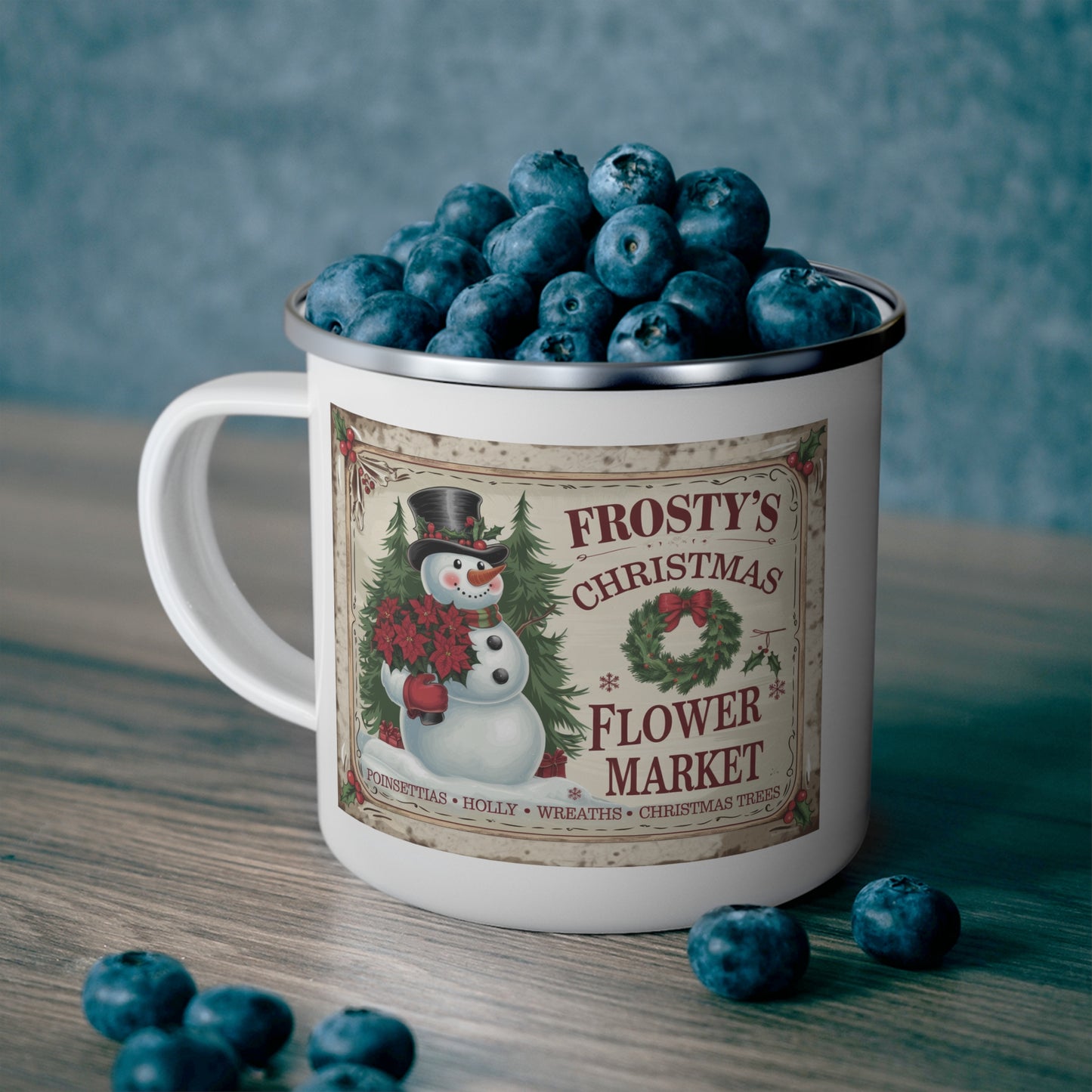 Christmas Mug - Frosty's Christmas Flower Market