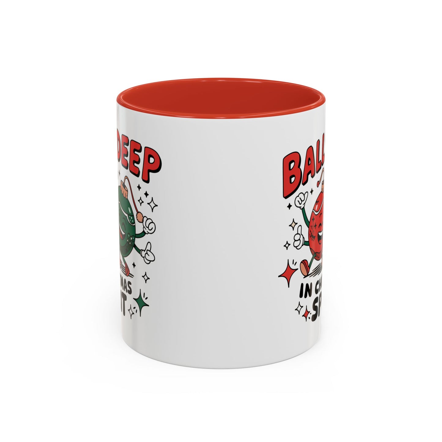 Adult Mug - Balls Deep in Christmas Spirit