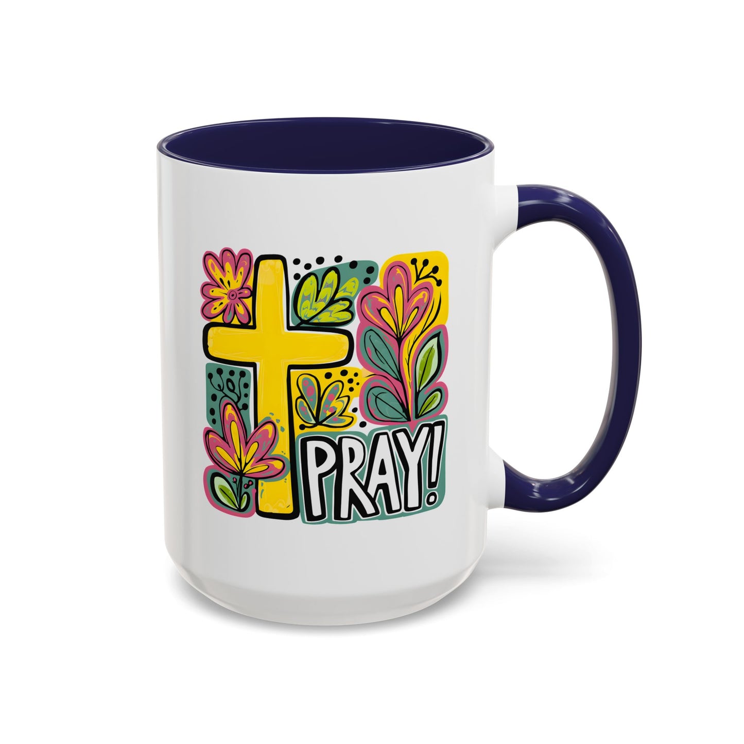 Religious Mug - Pray Cross