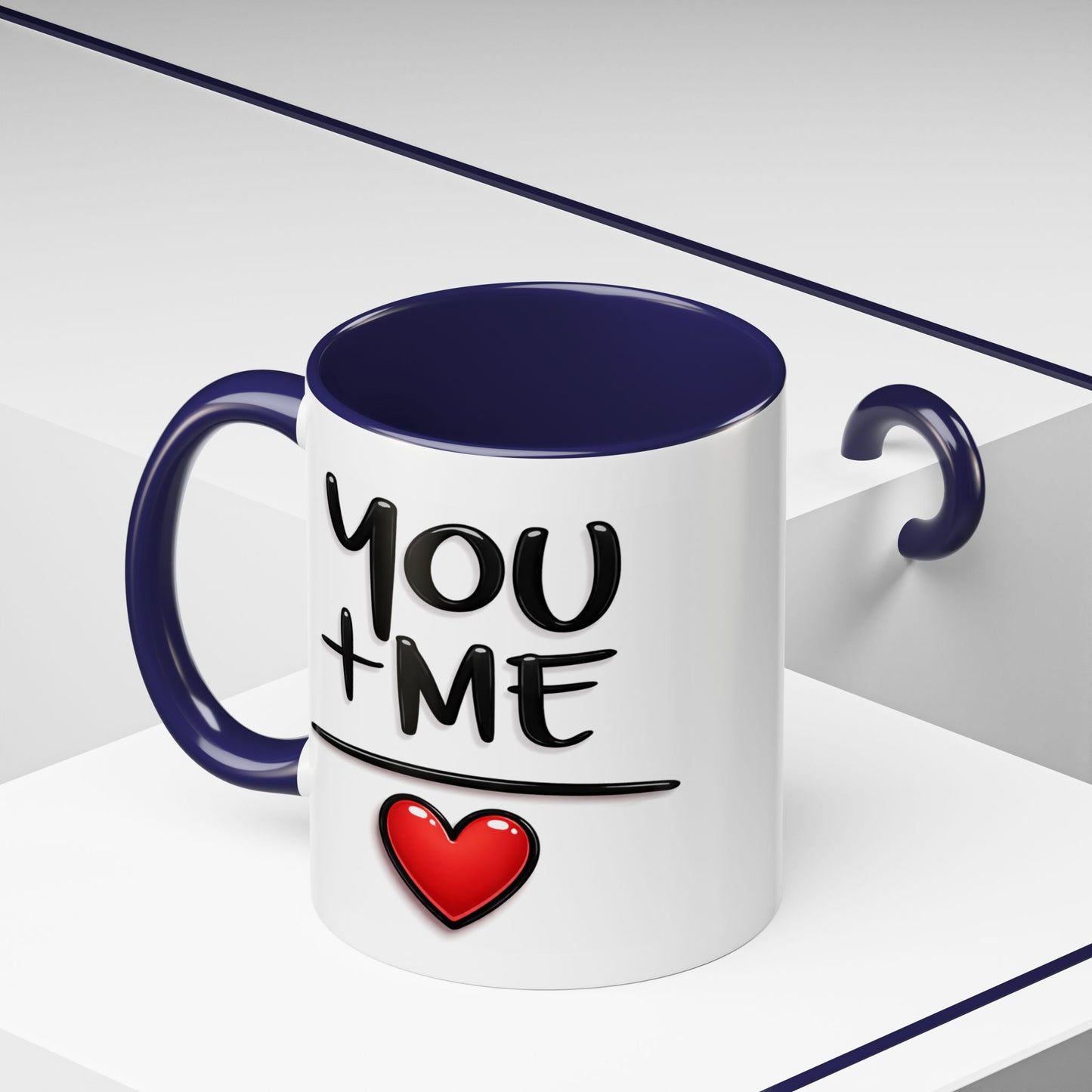 Anniversary Mug - You and Me Red Heart