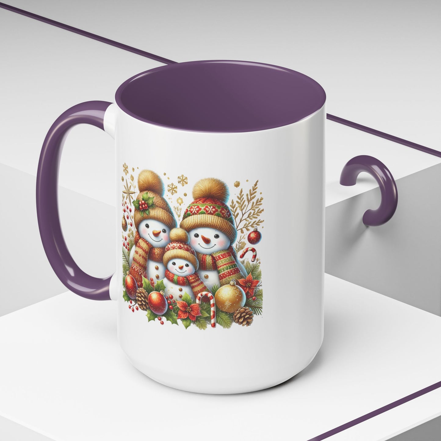 Christmas Mug - Gingerbread Snowman Family 3