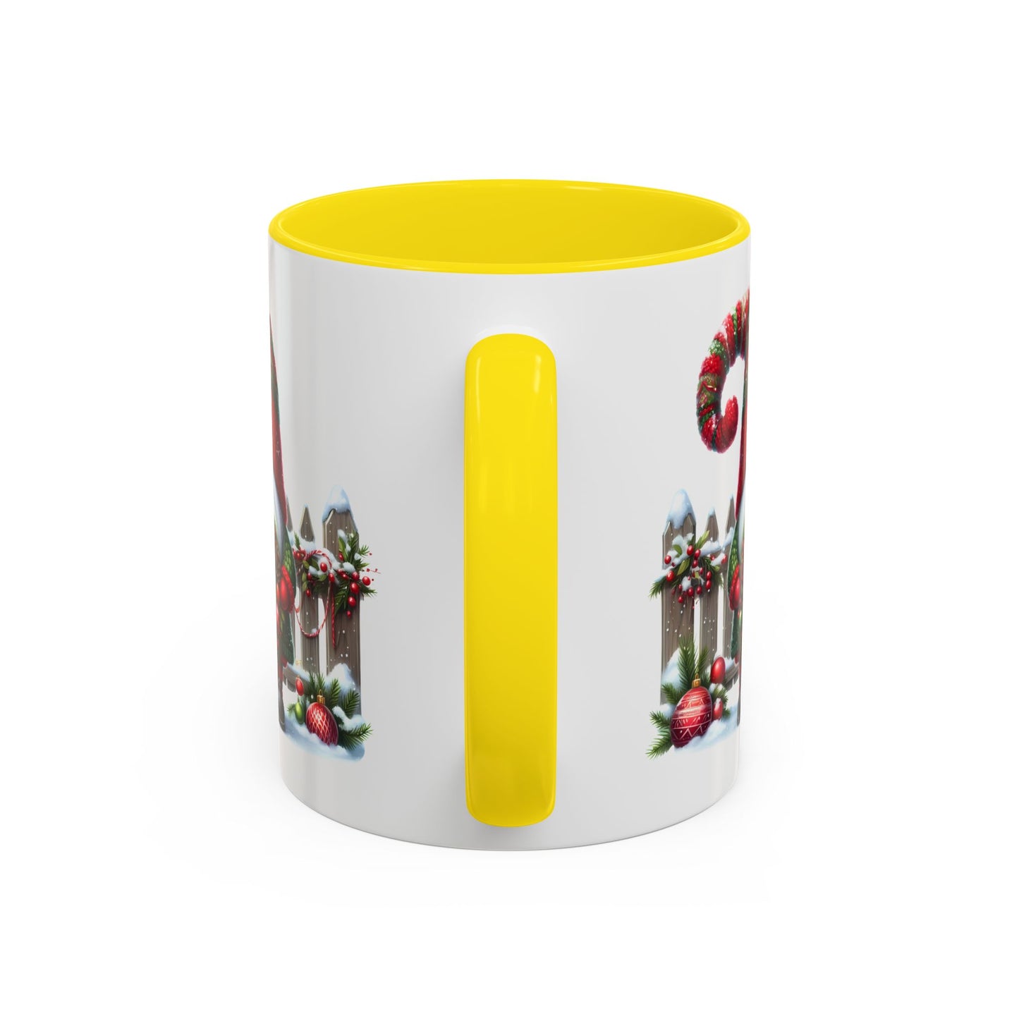 Christmas Mug - Gnome with Christmas Wreath